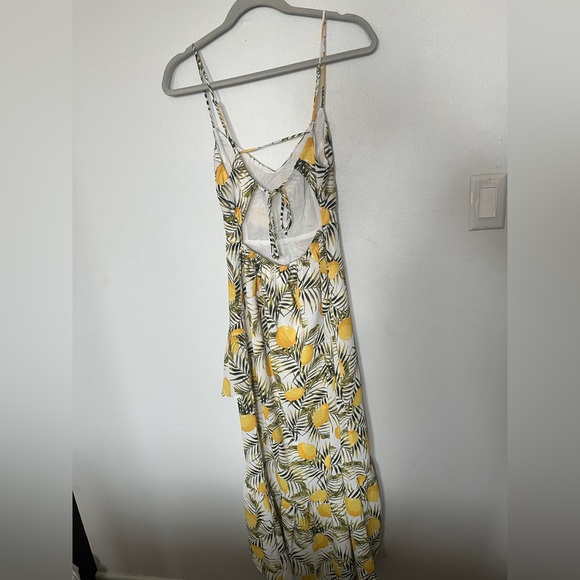 Lush white dress with lemon print, small - Picture 6 of 14